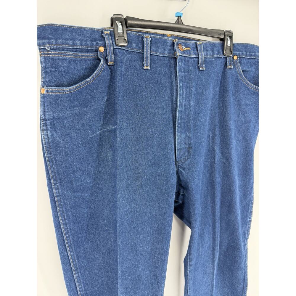 Wrangler Jeans Cowboy Cut Original Fit Men 44x32 Western Light Blue - Picture 3 of 6